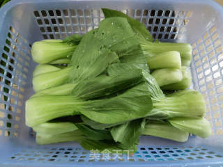 香菇油菜的做法步骤：2