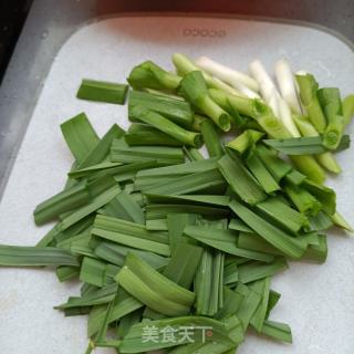 青蒜炒雷笋的做法步骤：3