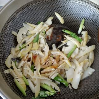青蒜炒雷笋的做法步骤：12