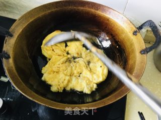 韭菜炒鸡蛋的做法步骤：4