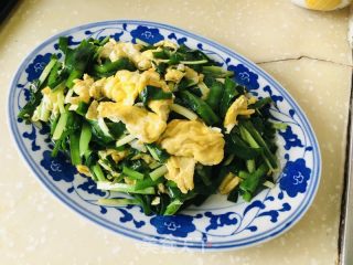 韭菜炒鸡蛋的做法步骤：11