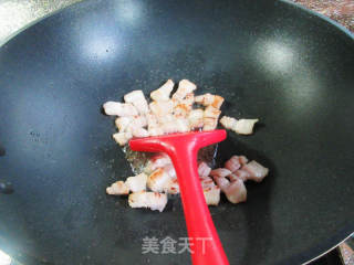 肉片荷兰豆炒香干的做法步骤：4