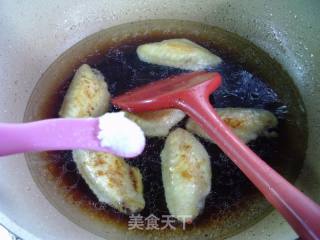 茭白烧鸡翅中的做法步骤：8