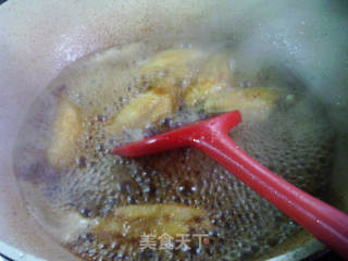 茭白烧鸡翅中的做法步骤：10