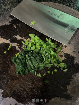 菠菜煎蛋的做法步骤：4