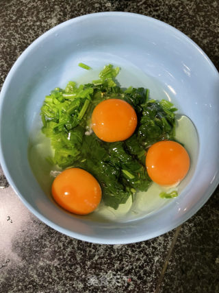 菠菜煎蛋的做法步骤：5