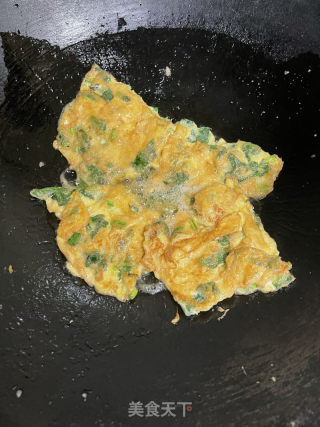 菠菜煎蛋的做法步骤：10
