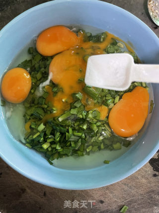 韭菜煎蛋的做法步骤：5