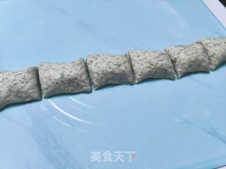 艾草麦麸馒头的做法步骤：16