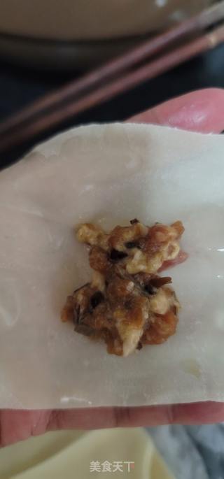 黑木耳鲜肉云吞的做法步骤：6