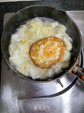 白菜粉丝肉丸汤的做法步骤：9
