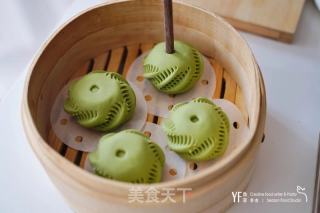 核桃麻沙青团 | 吃着风火轮去踏青的做法步骤：5