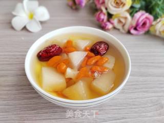 红枣荸荠雪梨汤的做法步骤：5