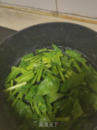 青菜双拼的做法步骤：6