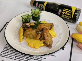 美味菠萝烤鸡翅的做法步骤：12
