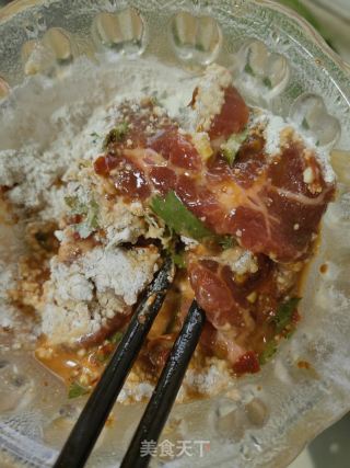 油麦菜滑肉汤的做法步骤：4