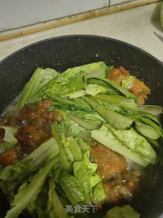 油麦菜滑肉汤的做法步骤：10