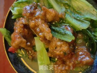 油麦菜滑肉汤的做法步骤：12