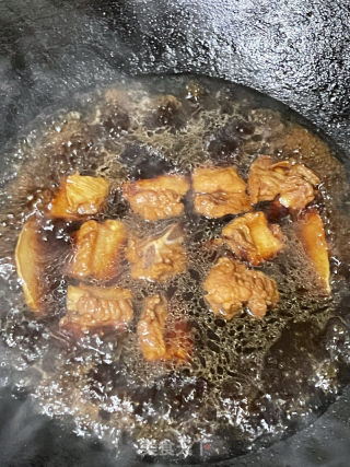 排骨烧鸡爪的做法步骤：9