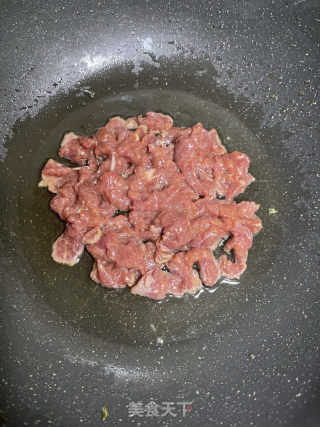 湿炒酸菜牛肉粿的做法步骤：9