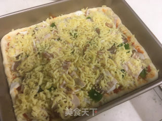 培根披萨的做法步骤：7