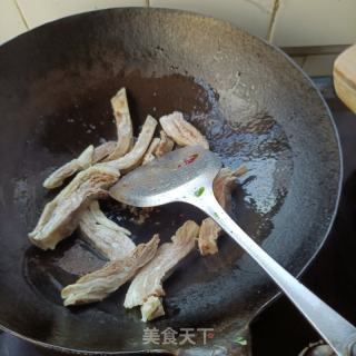 大葱炒羊排的做法步骤：6