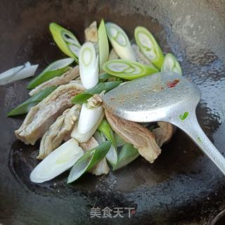 大葱炒羊排的做法步骤：7