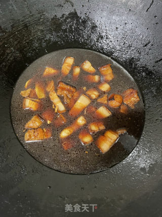 腐竹焖五花肉的做法步骤：10