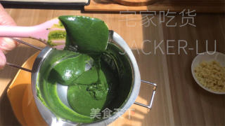 基础迷你泡芙，抹茶奶油清新甜蜜，外壳酥脆，甜蜜奶油。的做法步骤：18