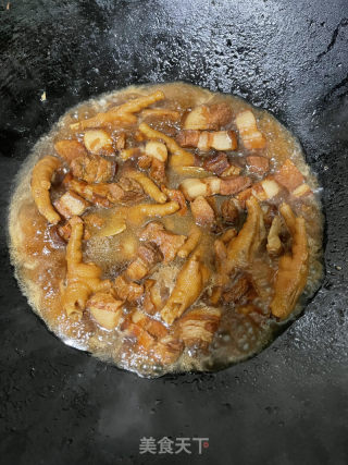 五花肉焖鸡爪的做法步骤：14