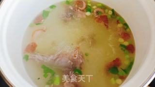 鸭架粉丝小白菜汤的做法步骤：8