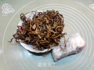 fu豇豆腊肉叶儿粑的做法步骤：1