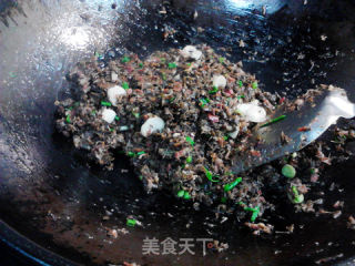 fu豇豆腊肉叶儿粑的做法步骤：13