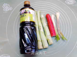 捞汁三丝的做法步骤：1