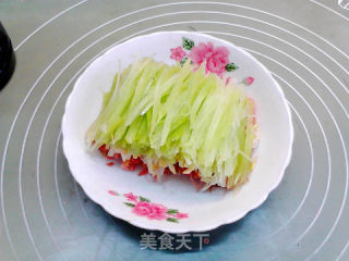 捞汁三丝的做法步骤：4