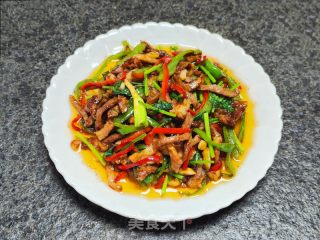 椒丝炒肉的做法步骤：9