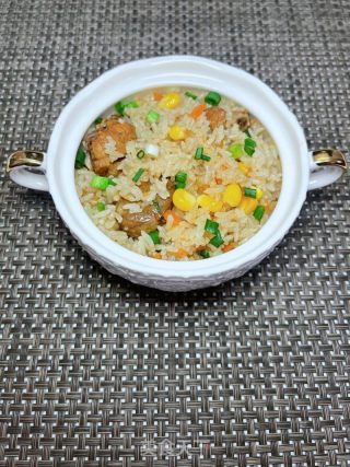 排骨板栗焖饭的做法步骤：23