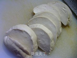 大葱烧鲜素鸡的做法步骤：4