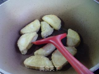 大葱烧鲜素鸡的做法步骤：5