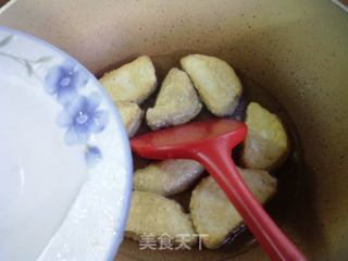 大葱烧鲜素鸡的做法步骤：6