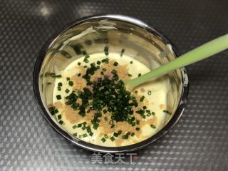香葱肉松火腿杯子蛋糕的做法步骤：5