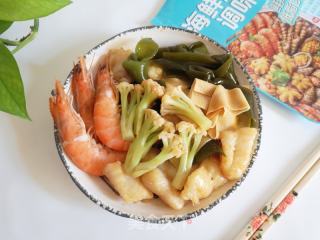 海鲜什锦菜的做法步骤：10