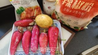 韩式辣水萝卜的做法步骤：1