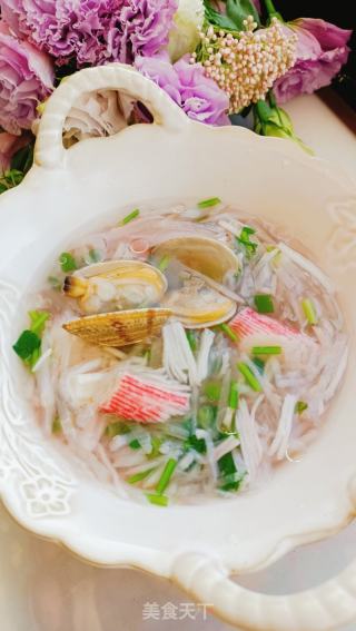 蟹棒水萝卜汤——春天的味道的做法步骤：14