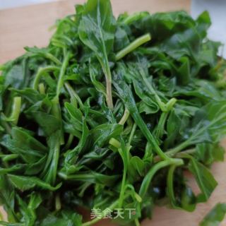 花生拌马兰头的做法步骤：4