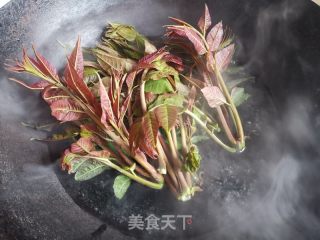 香椿芽拌豆腐的做法步骤：2