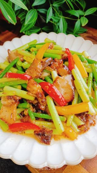 蒜薹炒肉里的小秘密的做法