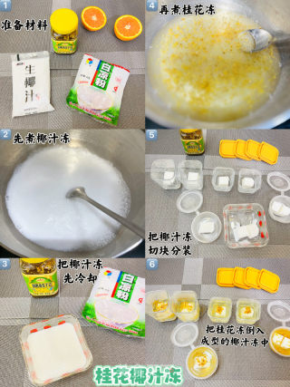 零难度的饭后甜点 | 桂花椰汁冻的做法步骤：11
