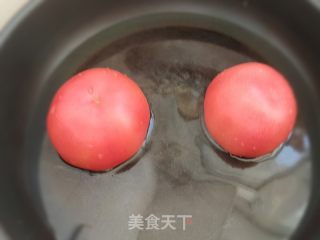 番茄豆腐的做法步骤：2