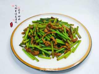 蒜薹炒肉的做法步骤：6